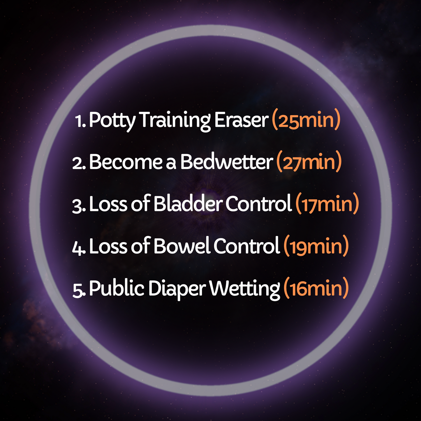 Unpotty Training ABDL Diaper Hypnosis SUPER BUNDLE