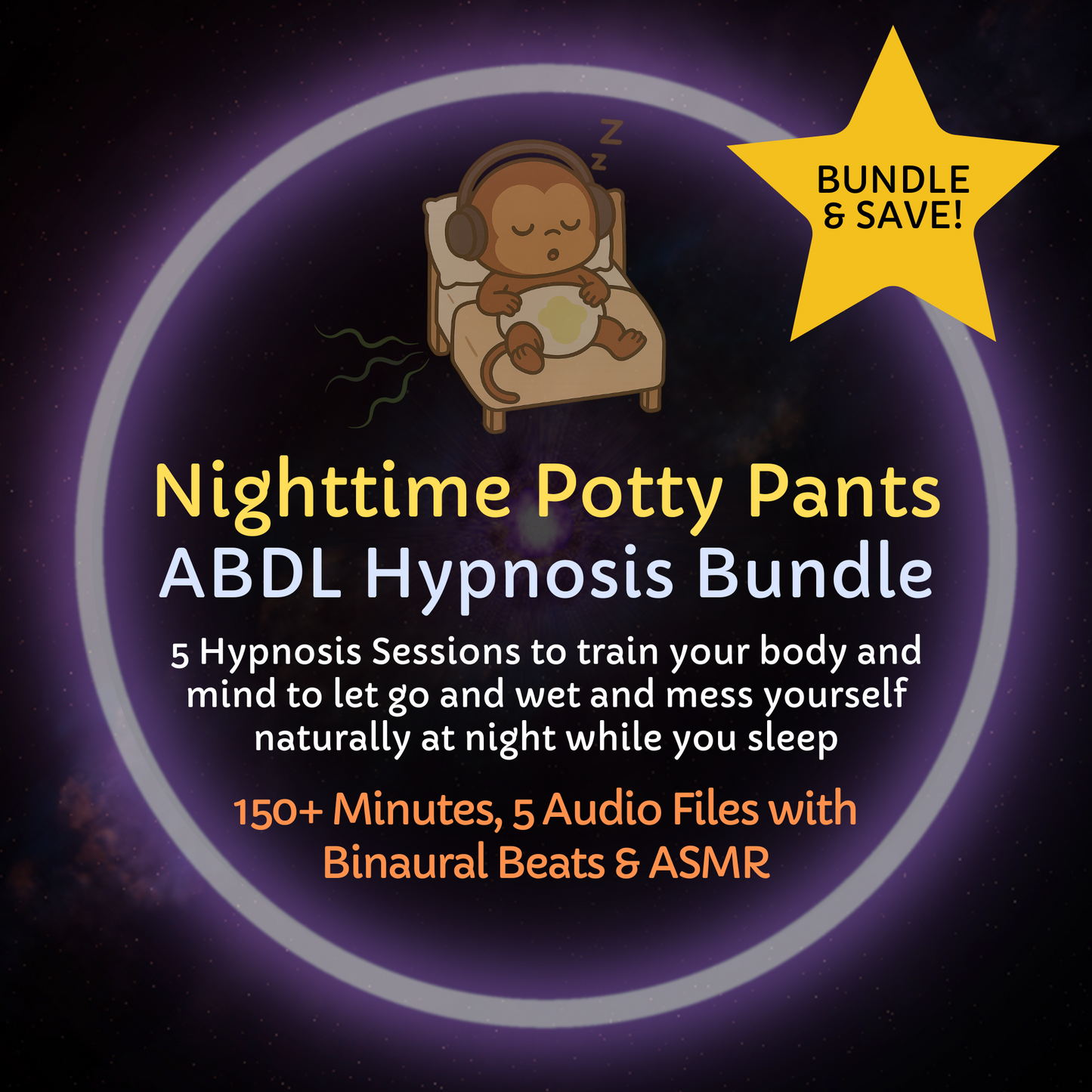 Nighttime Potty Pants ABDL Hypnosis ASMR Audio Bundle