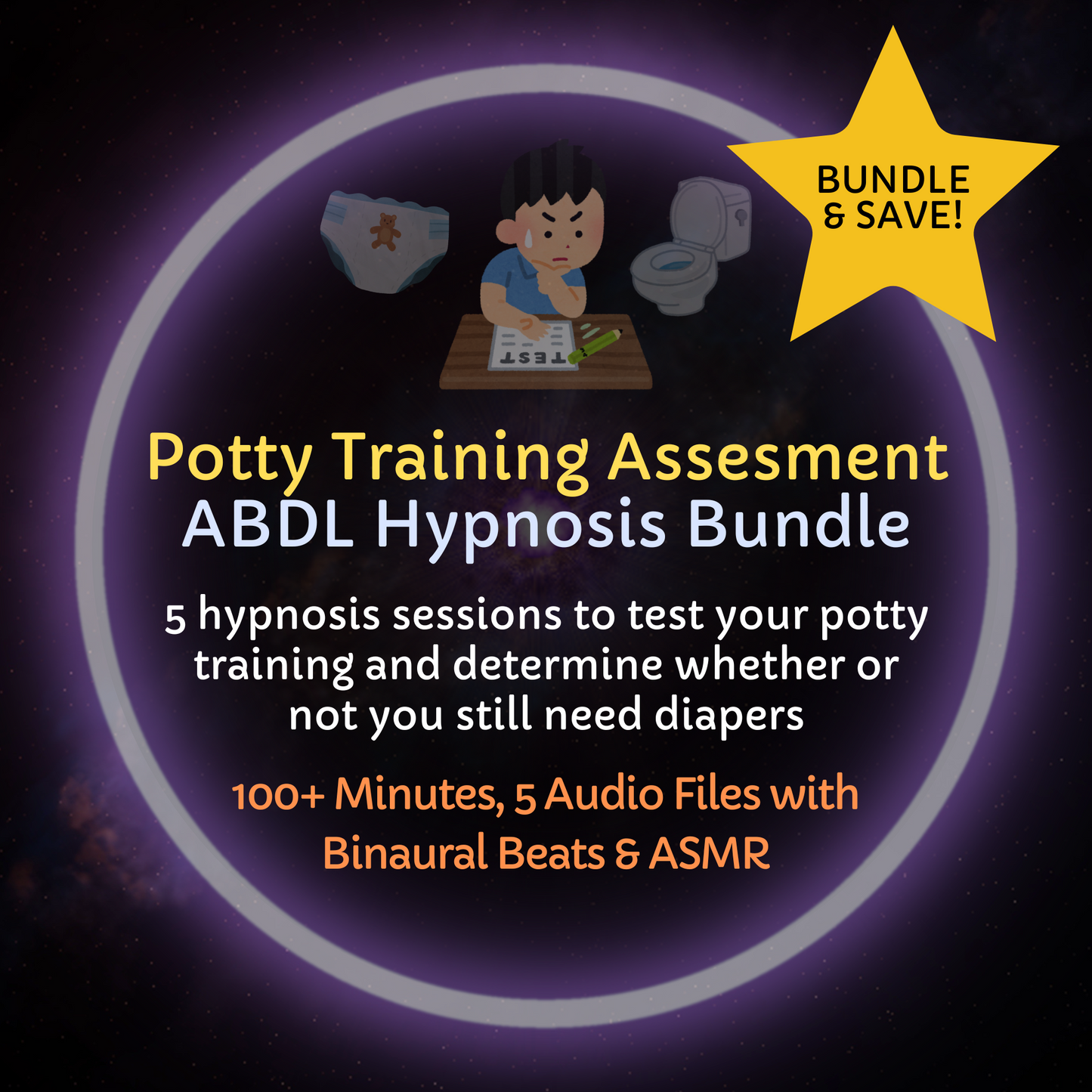 Potty Training Assessment ABDL Hypnosis Bundle
