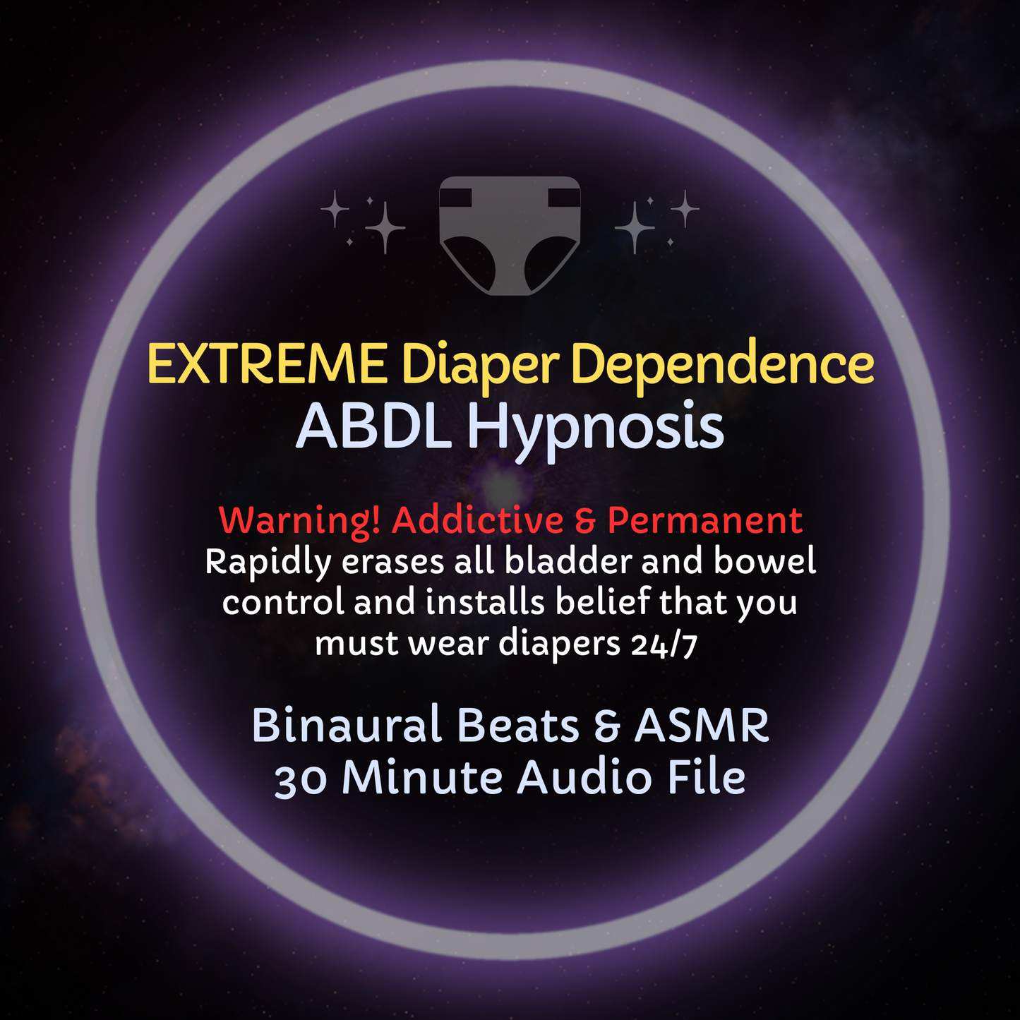 Extreme Diaper Dependence ABDL Hypnosis & ASMR