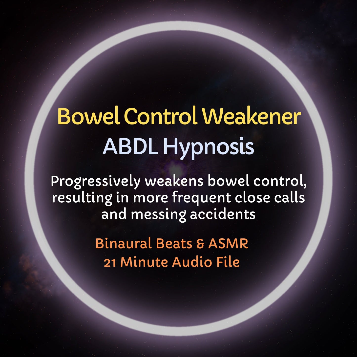 Bowel Control Weakener ABDL Hypnosis & ASMR