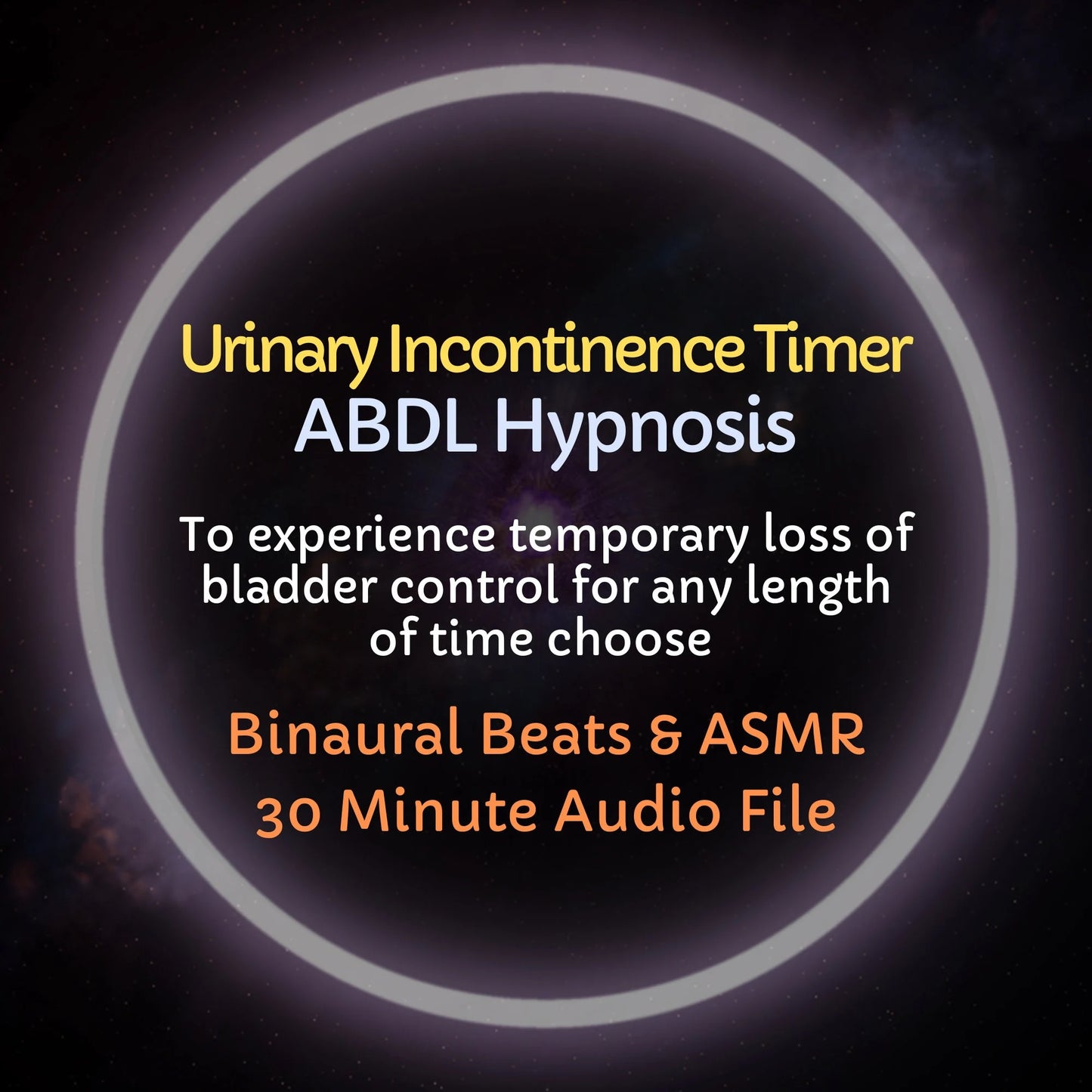 Urinary Incontinence Timer ABDL Hypnosis & ASMR